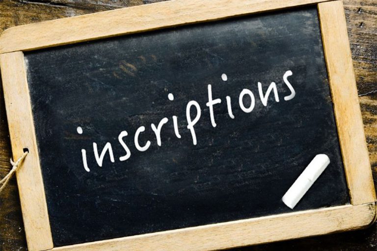inscriptions